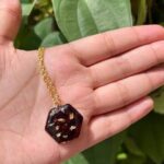 Crimson Blood Resin Pendant