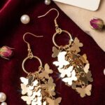 Golden Butterfly Earrings