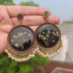 Resin Earrings — Modern Elegance