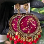 Resin Rose Earrings — Blooming Elegance